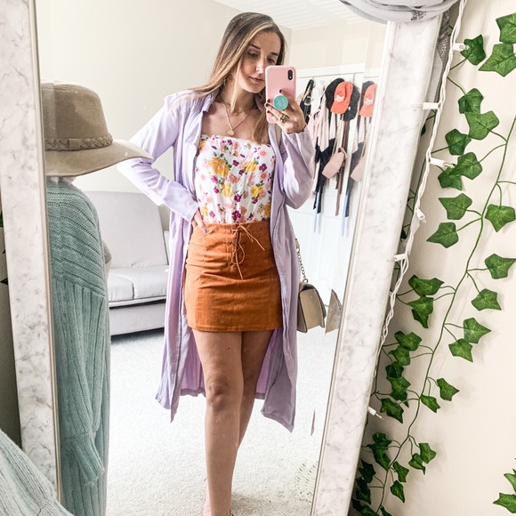 Forever 21 Jackets & Blazers - Lilac Purple Duster - Small